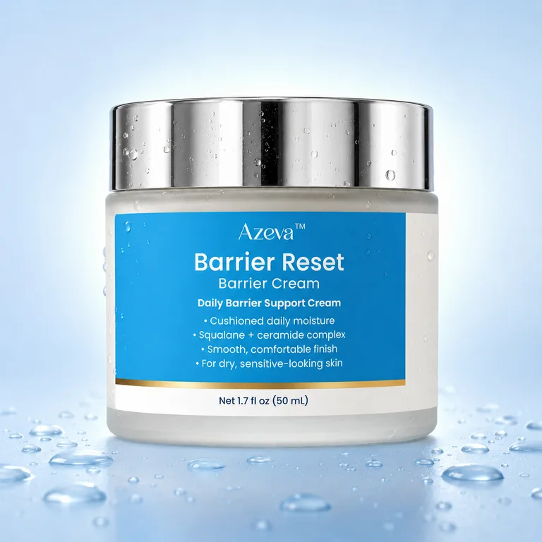 Barrier Reset jar beside rippling water
